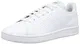 adidas Herren Advantage Sneakers, Ftwwht/Ftwwht/Green, 41 1/3 EU