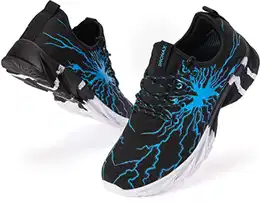 Turnschuhe Herren Jungen Sportschuhe Sneaker Gym Schuhe Joggingschuhe Hallenschuhe Tennisschuhe Laufschuhe Hallenturnschuhe Fitnessschuhe Straßenlaufschuhe Sport Men Männer Athletic Blau 43 EU