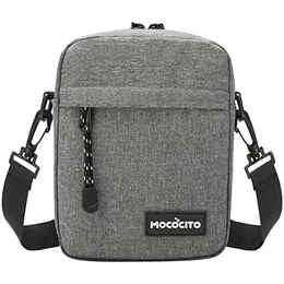 Schultertasche, Messenger Taschen für Herren, Schultertaschen für Herren, Alltag, Outdoor, Wandern, Arbeit, Reisen, Schultertasche für Herren und Damen, grau…