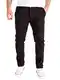 PITTMAN Chino Hosen Für Herren Regular Fit Derrick Herren Chino Schwartz Männer, Schwarz (Black 194008), W32/L32