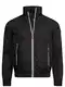 Indicode Herren Ivano Jacke mit Stehkragen und Reißverschluss   Übergangsjacke für Männer Black M
