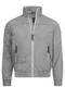 Indicode Herren Ivano Jacke mit Kragen und Reißverschluss   Männer Jacke Übergangsjacke Lt Grey M