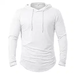 Herren Kapuzenpullover Hoodie Langarm Shirts Sportshirt Für Herren Schwarzer Weißer Outdoor Sweatshirt mit Kapuze