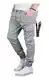 Indicode Herren Cargohose Jones inkl. Key Chain Cargo Hose Freizeithose Chino Outdoorhose Stoffhose (Hellgrau, M)