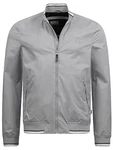 Indicode Herren Edi Jacke mit Stehkragen & Reißverschluss Übergangsjacke für Männer Lt Grey