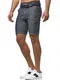 Indicode Herren Bryant Chino Shorts mit 4 Taschen   Bermuda Herren Chino Shorts f. Männer Navy M
