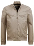 Indicode Herren Edi Jacke mit Stehkragen & Reißverschluss Übergangsjacke für Männer Beige