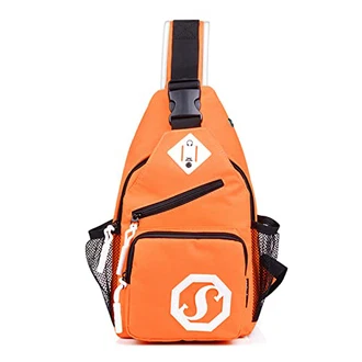 FANDARE Unisex Brusttasche Ultraleicht Sling Rucksack Beiläufig Daypacks Herren Damen Schultertasche Umhängetasche für Outdoor Sport Wandern Radfahren Reisen