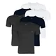 BOSS Hugo Herren T-Shirts Business Shirts Crew Neck 50325887 6er Pack, Größe:M, Artikel:-961 White/Navy/Grey