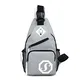 FANDARE Unisex Brusttasche Ultraleicht Sling Rucksack Beiläufig Daypacks Herren Damen Schultertasche Umhängetasche für Outdoor Sport Wandern Radfahren Reisen Wasserdicht Polyester (Grau)