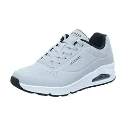 Herren UNO Stand ON AIR Sneaker, Hellgrauer/Schwarzer Rand, 41 EU