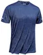 TACVASEN Herren Atmungsaktiv Laufshirts Sommer Sportshirt Basic T Shirts Schnell Trocknend Activewear-T-Shirts, Königsblau, M