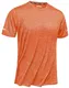 TACVASEN Herren Sport T-Shirt Leitcht Sommershirts Freizeit Beach Shirts Shortsleeve Trainingsshirt Jogging, Orange, M