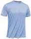 TACVASEN Herren Basic Kurzarm Rundhals Tee Tops Männer Leicht Hemd Sportshirt für Running Jogging Training, Hellblau, M