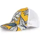 HAMUNI Basecap Herren und Damen, Mesh Baseball Cap Sommer, Trucker Cap, Atmungsaktive Verstellbar Klassische Reine Farbe Baseboard Baseballkappe Outdoor Kappe (Blume gelb)