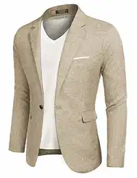 Herren Blazer Sakko Dünne Elegante Leicht Stretch Sportsakko übergröße