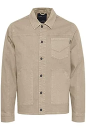 PRDetrik Herren Jeansjacke Denim Übergangsjacke mit Umschlagkragen Regular Fit, Größe:M, Farbe:Crockery (161104)