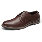 Bruno Marc Herren Anzugschuhe Klassischer Business Lederschuhe Schnürhalbschuhe Derby Oxfords Schuhe (SBOX2215M-E) Dunkelbraun (SBOX2215M-E)