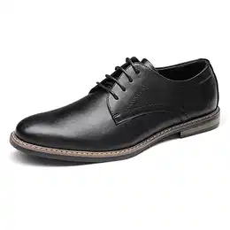 Herren Anzugschuhe Klassischer Business Lederschuhe Schnürhalbschuhe Derby Oxfords Schuhe SCHWARZ 43 (EUR) SBOX2215M-E