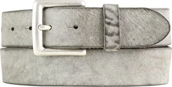 BELTINGER Gürtel Used-Look Jeans-Gürtel Hellgrau