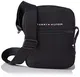 Tommy Hilfiger Herren Umhängetasche TH Horizon Mini Reporter Klein, Schwarz (Black), Einheitsgröße