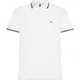 Tommy Hilfiger Herren 1985 RWB Tipped Slim Polo S/S Polos, White, M
