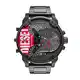 Diesel Herrenuhr Mr. Daddy 2.0, Chronographenwerk, 57 mm, schwarzes Edelstahlgehäuse mit Edelstahlarmband, DZ7463