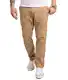 Indumentum Herren Chino Hose Regular Fit Chinohose Herrenhose Baumwolle Designer Hose Chinos Business Hose Stretch Männer Hose IR-506 Dunkelbeige W32 L32