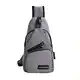 SDINAZ Wasserdichter Canvas Schulterrucksack Vintage Unisex Herren Kleiner Sling Rucksack Umhängetasche Umhängetasche Outdoor Sport Freizeit,Grau