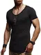 Leif Nelson -T Shirt Herren für Sports & Outdoor   Sportshirt Herren Kurzarm & Slim Fit Tshirt Herren   Teil der Herren Sportbekleidung   Manner T-Shirt   Activewear & Gym Shirt für Herren  LN-10952T