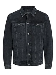 Herren Jjijean Jjjacket Mf 255 Noos, Black Denim, M EU