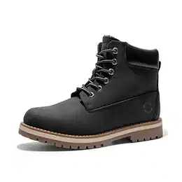 Winterschuhe Herren Winterstiefel Jungs Warm Gefüttert Schneestiefel Kurzschaft Stiefeletten Arbeit Stiefel Winter Outdoor Trekking Wander Schuhe SCHWARZ 43 (EUR) SBSB226M-E