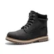 Bruno Marc Winterschuhe Herren Winterstiefel Jungs Warm Gefüttert Schneestiefel Kurzschaft Stiefeletten Arbeit Stiefel Winter Outdoor Trekking Wander Schuhe SCHWARZ 43 (EUR) SBSB226M-E