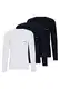 BOSS Herren R-Neck LS-Shirt, 3er Pack, Sortiert, M