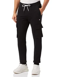 Herren Legacy Authentic Pants Powerblend Terry Rib Cuff Cargo Trainingshose, Schwarz, M