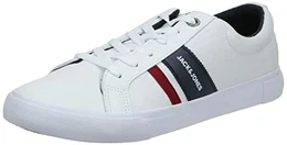 Herren JFWWHISTLER Canvas Combo Sneaker, White, 41 EU