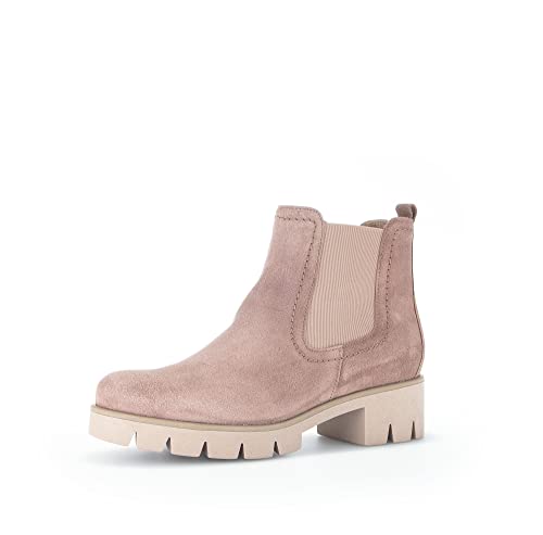 Gabor Damen Ankle Boots – Stiefeletten Mit Wechselfußbett, Mehrweite G, Blockabsatz