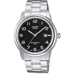 Herren Uhr Analog Quarz mit Edelstahlarmband MTP-1221A-1AVEG