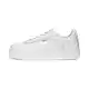 PUMA Damen Carina Street Sneaker, White White Gold, 37.5 EU