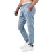 Indicode Oltjon lässige Bequeme Freizeithose in Jeansoptik mit elastischem Bund und Zugband in 3 Farben