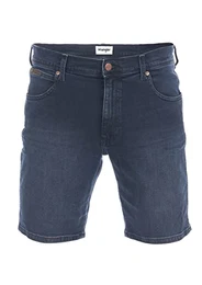 Herren Jeans Short Texas Kurze Stretch Shorts Regular Fit Baumwolle Bermuda Sommer Hose Blau w32, Größe:W 32, Farbe:Rough Blue (W11CLR20V)