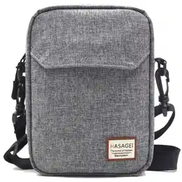 Umhängetasche Herren Klein Tasche Schultertasche Damen Messenger Bag Klein Crossbody Wasserdicht Tasche Freizeit Reisen Sport Shopper Festival Tasche (Grau)