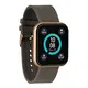 XCOAST IVE 2 Smartwatch Damen Herren, Fitnessuhr Blutdruckmessung, Blutsauerstoffmessung und Pulsuhr, Android & iOS (Taupe)