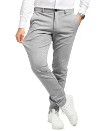 Herren Hellgrau (Größe 34W/36L) - Stilvolle Herren Hosen Stretch - Hosen Herren Stretch - Angenehme Praktische Männer Hosen für Business & Freizeit - Bequeme Stoffhose Herren