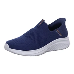 Herren Ultra Flex 3.0 Smooth Step sneakers,sports shoes, Navy Knit Trim, 45 EU