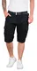 Indicode Ocean Herren Cargo Shorts Kurze Hose Short inkl. Gürtel 7 Taschen bis 3XL (as3, Alpha, m, Regular, Regular, Black)