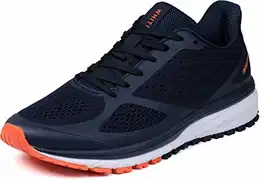 Laufschuhe Joggingschuhe Männer Walkingschuhe Comfortable Turnschuhe Tennisschuhe rutschfest Fitness Leicht Schuhe Navy blau Größe 43
