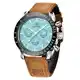 BENYAR Uhren Herren Analog Quarz Chronograph Herrenuhren Wasserdicht Leuchtende Datum Braun Lederband Armbanduhr Lässig Business-Kleid Uhren Elegantes Geschenk fur Männer