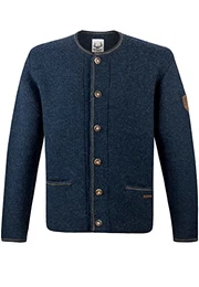 Herren Jacke Amaro Strickjacke, Enzian, 54