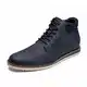 Bruno Marc Herren Stiefel Chukka Boots Motorrad Freizeitstiefel Klassische Stiefel Stiefeletten Schnürstiefel BLAU 43 (EUR) SBBO227M-E